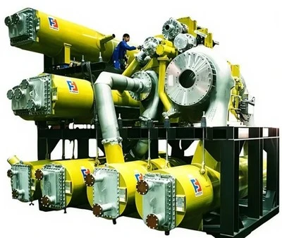 man turbo centrifugal air compressor cooler .